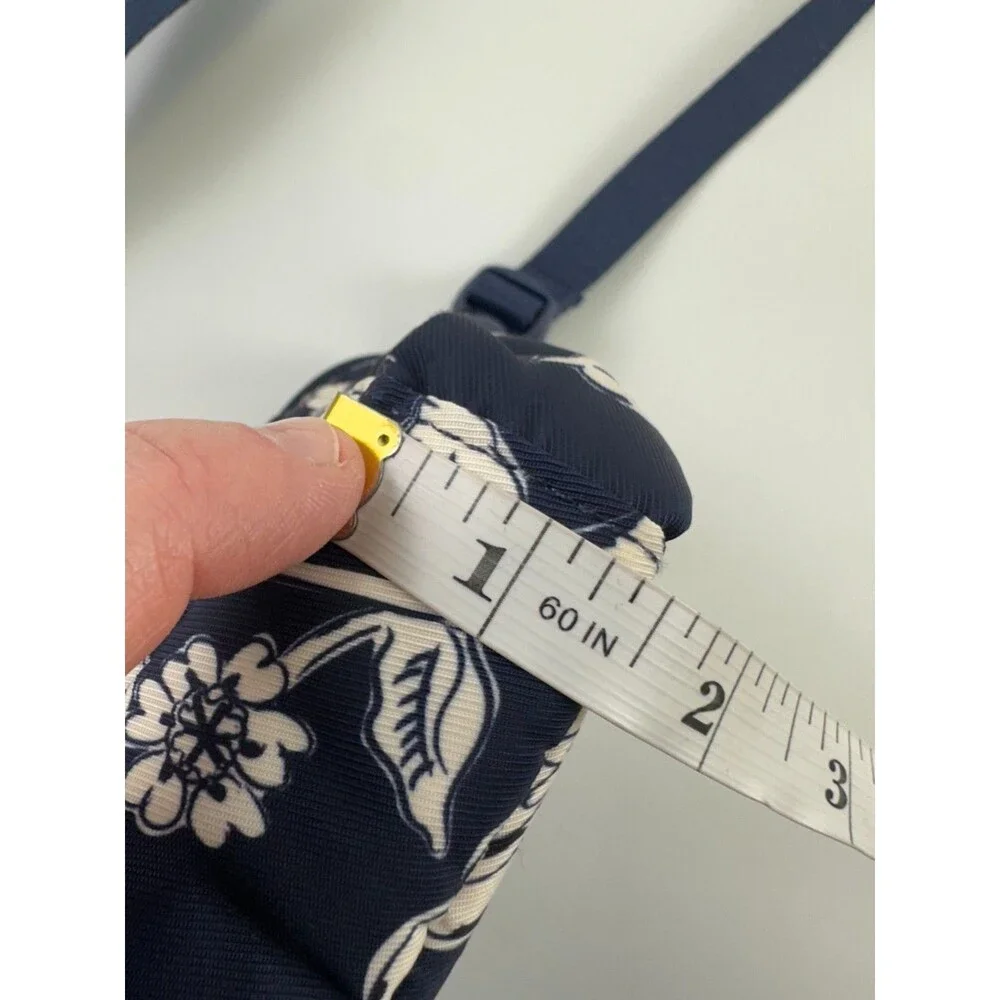 Vera Bradley Midtown Belt Bag Midnight Floral Blue White Travel Small Adjustable